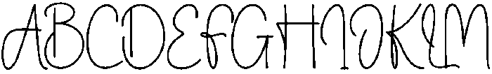Watheve Regular otf (400) Font UPPERCASE