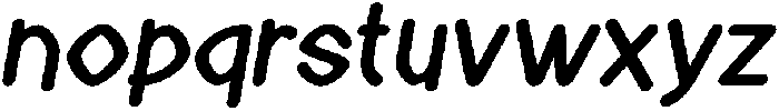 Wavag Regular otf (400) Font LOWERCASE