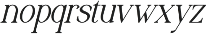 Wave Vayau Italic otf (400) Font LOWERCASE