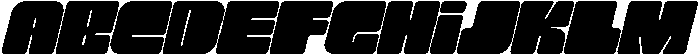 Waves Signal Italic otf (400) Font UPPERCASE