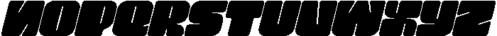 Waves Signal Italic otf (400) Font UPPERCASE