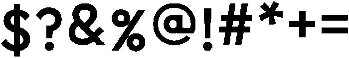 Wavetra otf (400) Font OTHER CHARS