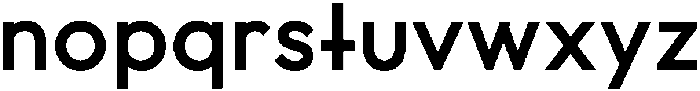 Wavetra otf (400) Font LOWERCASE
