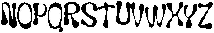 Wavy Inks Regular otf (400) Font LOWERCASE