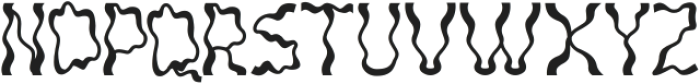 Wavy Pulse otf (400) Font LOWERCASE