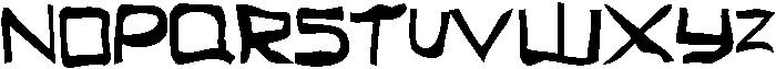 Wavy Stroke Regular otf (400) Font LOWERCASE