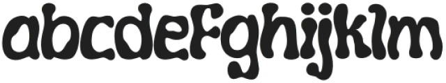 Wavy-World Regular otf (400) Font LOWERCASE