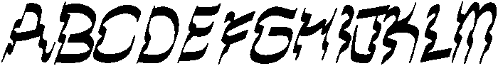 WaxyLOVE Regular otf (400) Font UPPERCASE