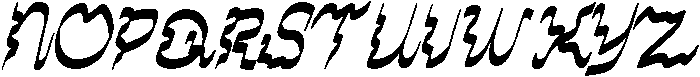 WaxyLOVE Regular otf (400) Font UPPERCASE