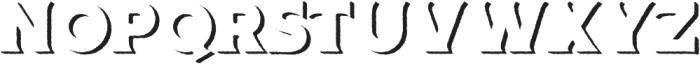 Way to Alaska Serif Shadow Rough otf (400) Font LOWERCASE