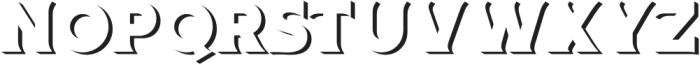 Way to Alaska Serif Shadow otf (400) Font LOWERCASE