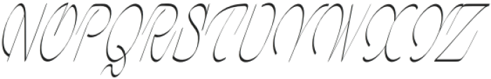 Wayfarer Display Italic otf (400) Font UPPERCASE