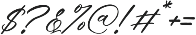 Waynette Italic otf (400) Font OTHER CHARS
