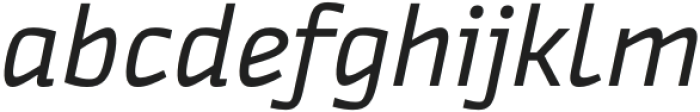 Ways Regular Italic otf (400) Font LOWERCASE