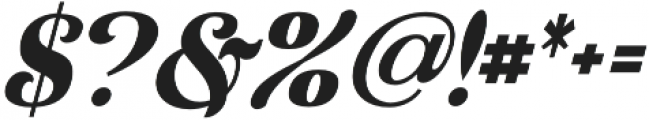 Waysider Regular Oblique otf (400) Font OTHER CHARS