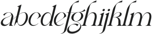 wargika Italic otf (400) Font LOWERCASE