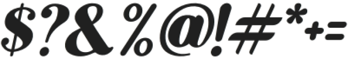 wastern Italic otf (400) Font OTHER CHARS