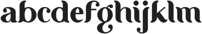 wastern Regular otf (400) Font LOWERCASE