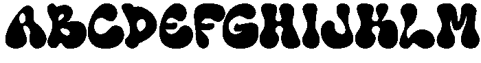 wave Regular otf (400) Font UPPERCASE