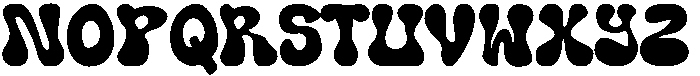 wave Regular otf (400) Font LOWERCASE