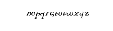 Wampyrika Font LOWERCASE