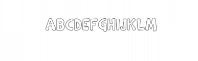 Warden Outline.otf Font UPPERCASE