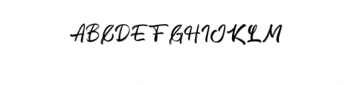 Wattgone.otf Font UPPERCASE