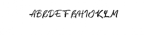 Wattgone.ttf Font UPPERCASE