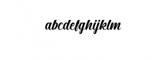wagonette Font LOWERCASE
