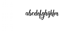 washigton script Font LOWERCASE
