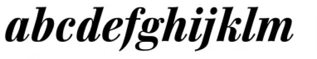 Walburn Black Italic Font LOWERCASE