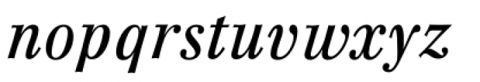 Walburn Text Italic Font LOWERCASE