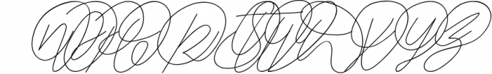 Walrus Typeface Signature 1 Font UPPERCASE