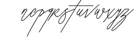 Walrus Typeface Signature 1 Font LOWERCASE