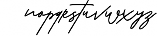 Warwicks Fancy Signature Font 1 Font LOWERCASE