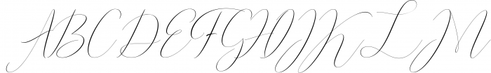 Washington Calligraphy Modern Font UPPERCASE