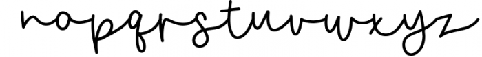 Wavelength Script Font LOWERCASE