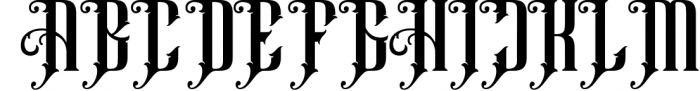 Waykers Amor Blackletter Font Font UPPERCASE