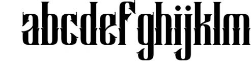 Waykers Amor Blackletter Font Font LOWERCASE