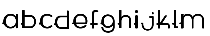 WABECO Bold Font LOWERCASE