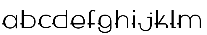 WABECO Regular Font LOWERCASE