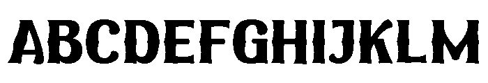 WAKCAHOtrial Regular Font UPPERCASE