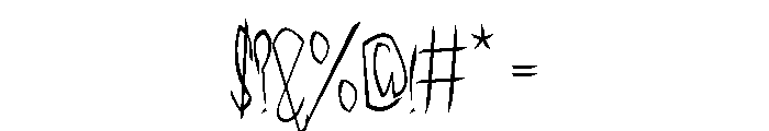 WaXMELl AmOTS Font OTHER CHARS