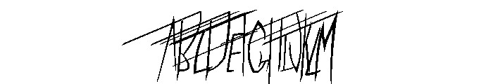 WaXMELl AmOTS Font UPPERCASE