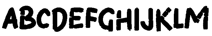 Waagon Font UPPERCASE