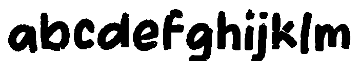 Waagon Font LOWERCASE