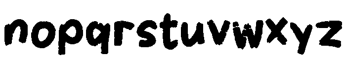 Waagon Font LOWERCASE