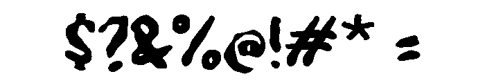 Waakwa Font OTHER CHARS