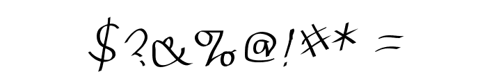 Wacomian-Regular Font OTHER CHARS