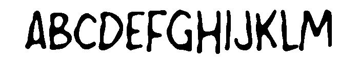 Wadaron Font UPPERCASE